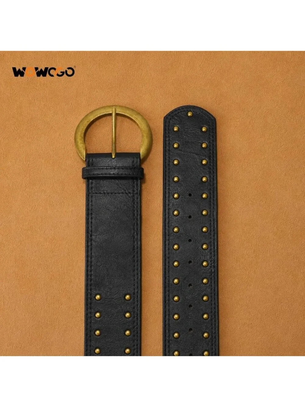 Wide Chunky Leather Waist Belt for Women - 2.3